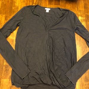 BP Wrap Top - Navy / Charcoal